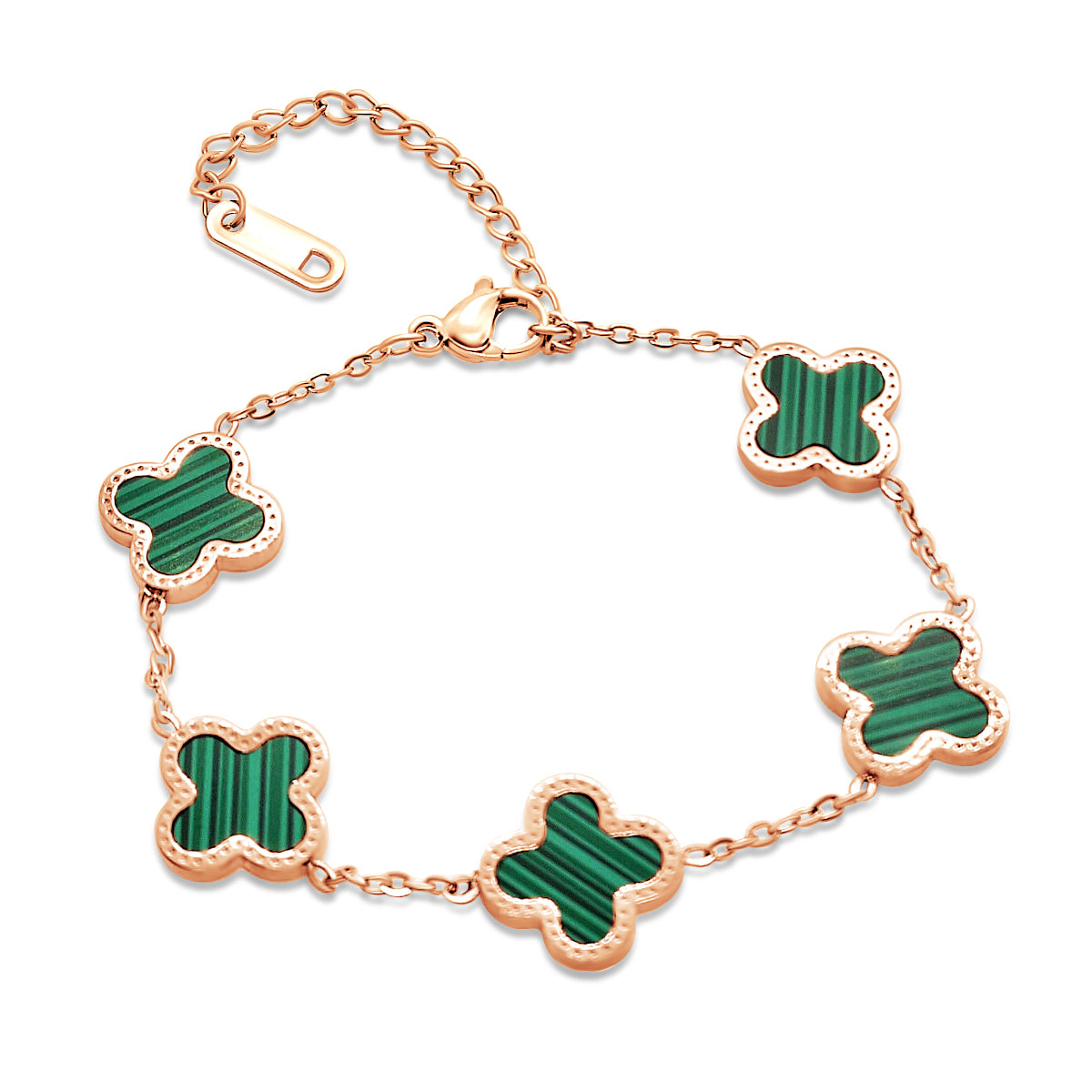 Lucky Four Leaf Clover Bracelet