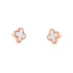 Four Leaf Clover Stud Earrings