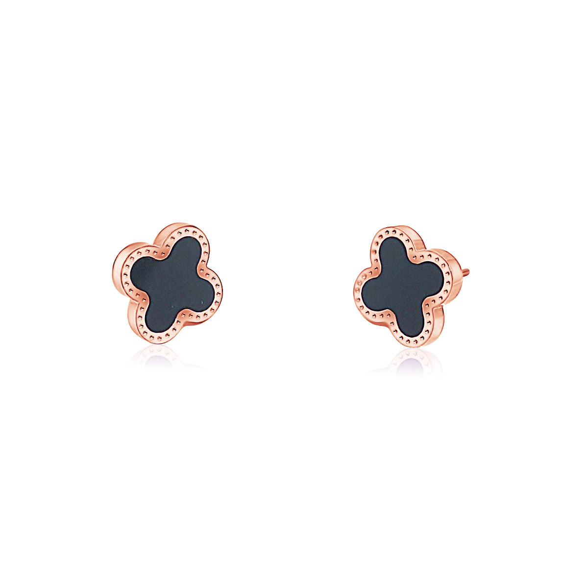 Four Leaf Clover Stud Earrings