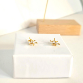 Crown Stud Earrings