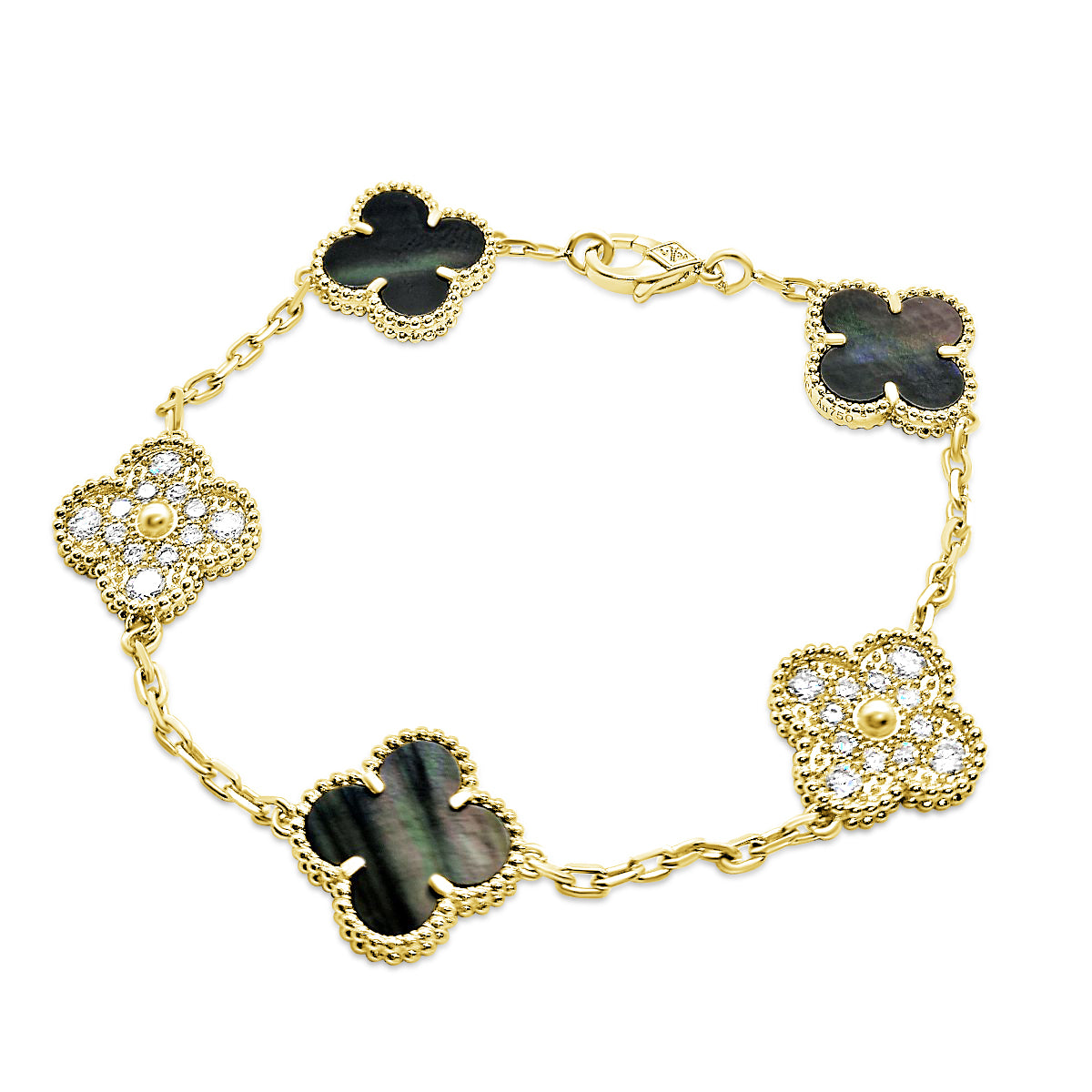 Lucky Four Leaf Clover Bracelet