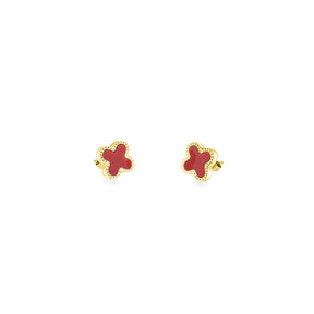 Four Leaf Clover Stud Earrings