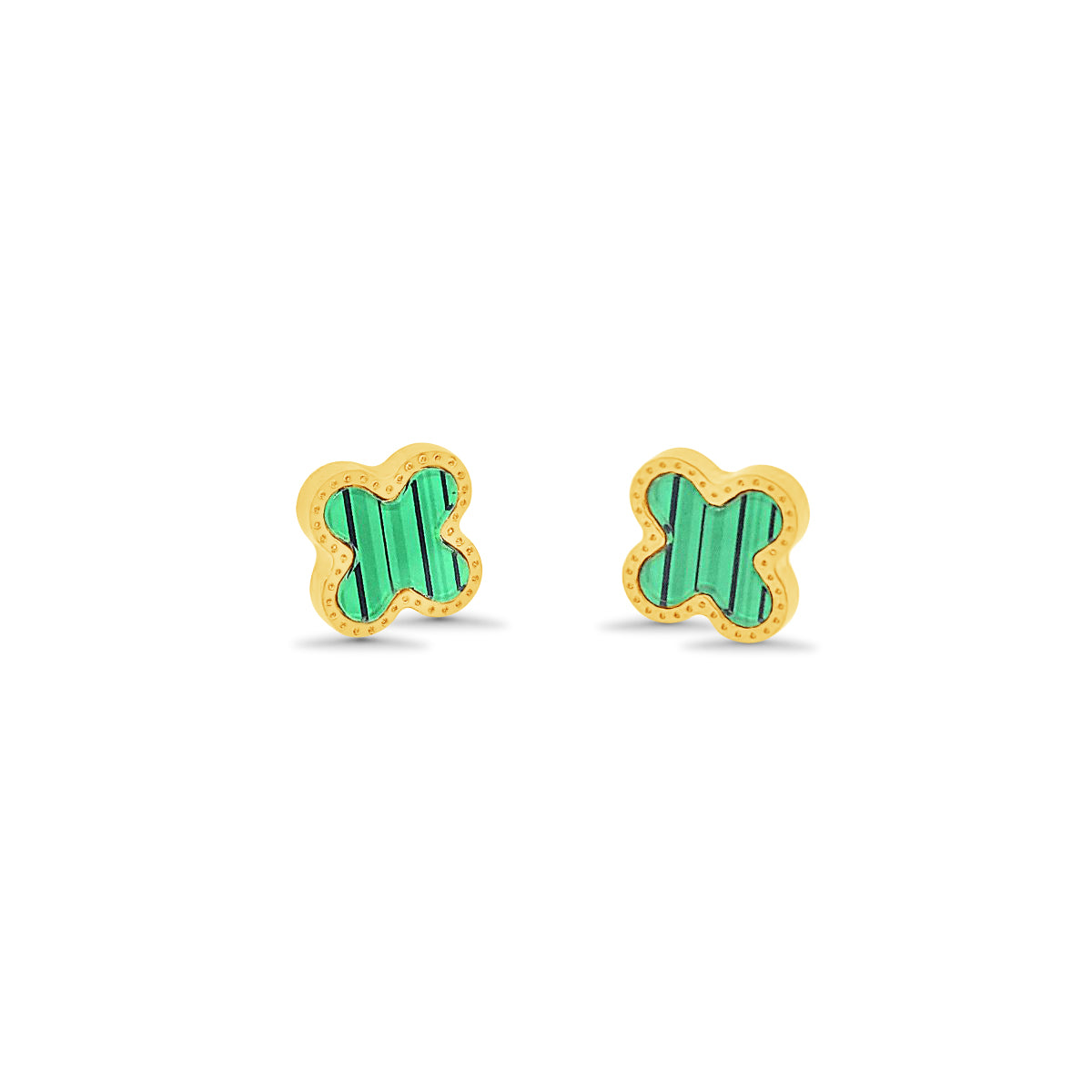 Four Leaf Clover Stud Earrings