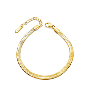 Gold Snake Chain Bracelet